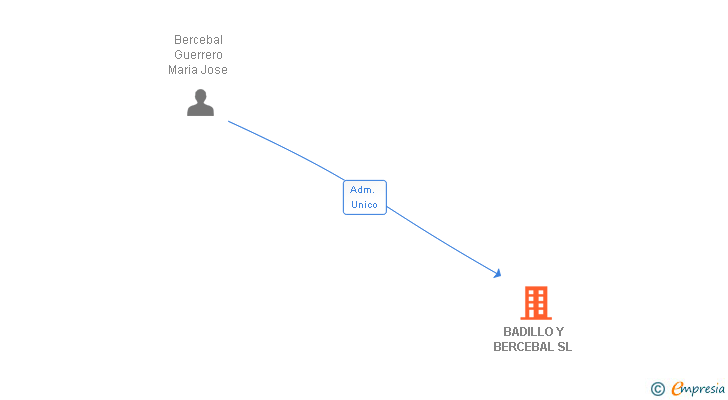 Vinculaciones societarias de BADILLO Y BERCEBAL SL