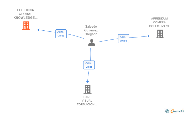 Vinculaciones societarias de LECCIONA GLOBAL KNOWLEDGE SYSTEM SL