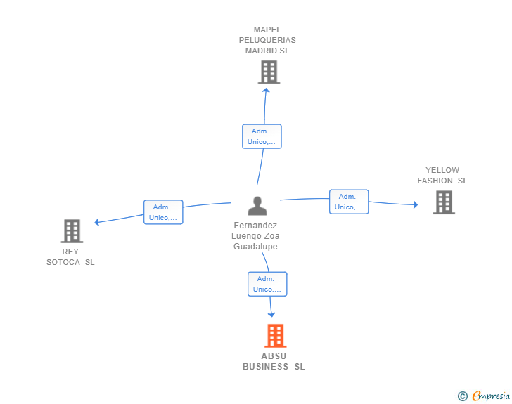 Vinculaciones societarias de ABSU BUSINESS SL