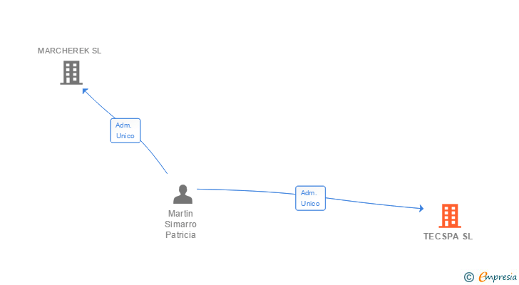 Vinculaciones societarias de TECSPA SL