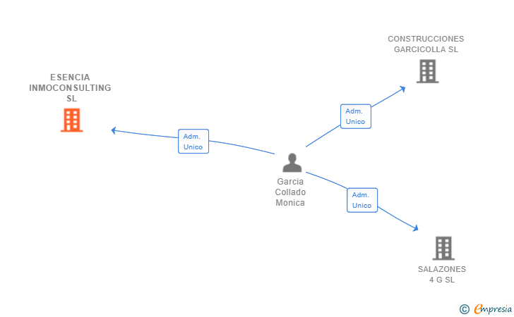 Vinculaciones societarias de ESENCIA INMOCONSULTING SL