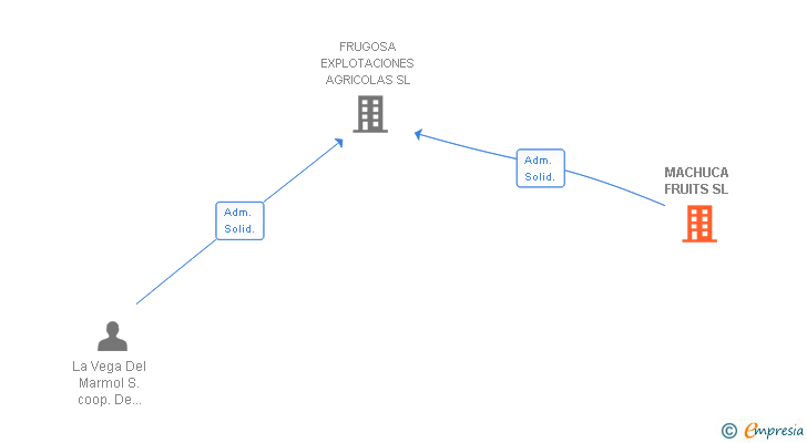 Vinculaciones societarias de MACHUCA FRUITS SL