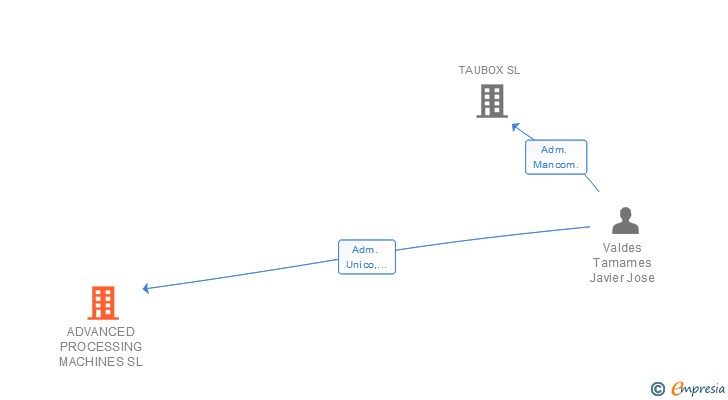 Vinculaciones societarias de ADVANCED PROCESSING MACHINES SL