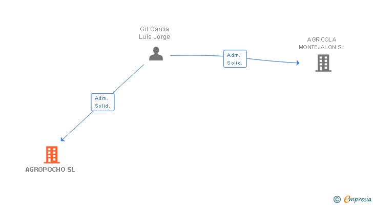 Vinculaciones societarias de AGROPOCHO SL