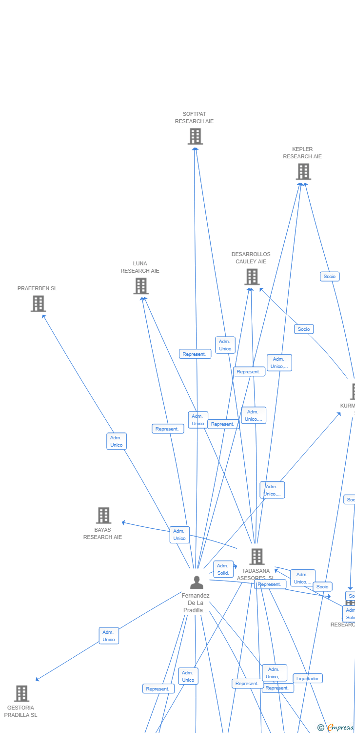 Vinculaciones societarias de SIFNOS RESEARCH AIE