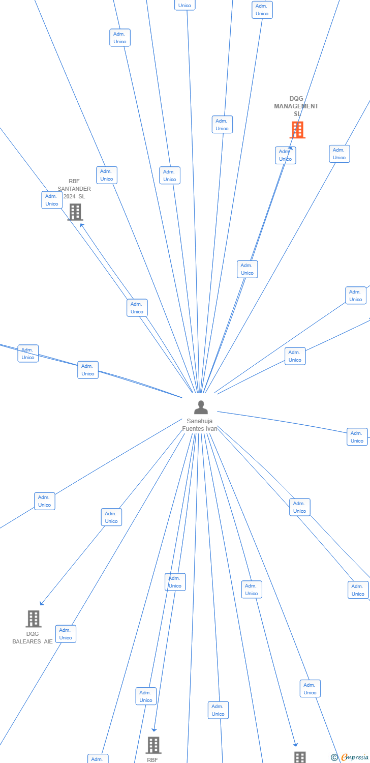 Vinculaciones societarias de DQG MANAGEMENT SL