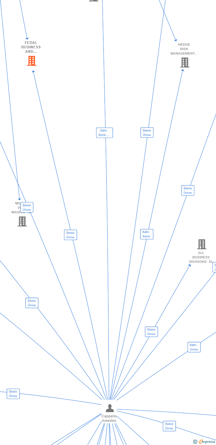 Vinculaciones societarias de FEDAL BUSINESS AND MANAGEMENT SL