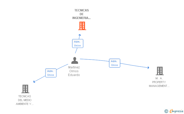 Vinculaciones societarias de TECNICAS DE INGENIERIA Y SOFTWARE SL