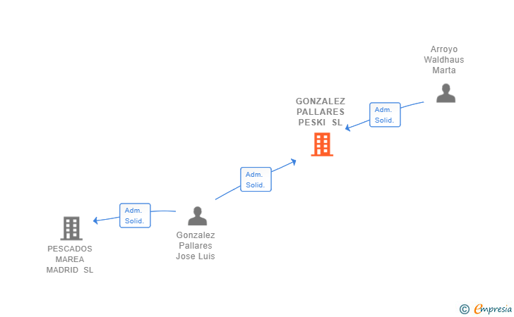 Vinculaciones societarias de GONZALEZ PALLARES PESKI SL