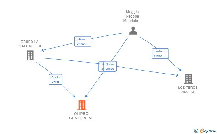 Vinculaciones societarias de OLIPRO GESTION SL