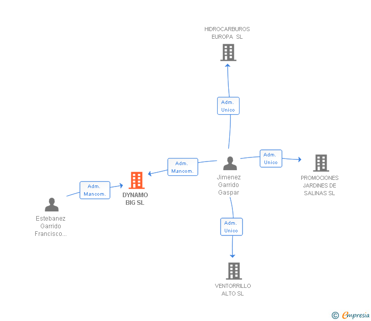 Vinculaciones societarias de DYNAMO BIG SL