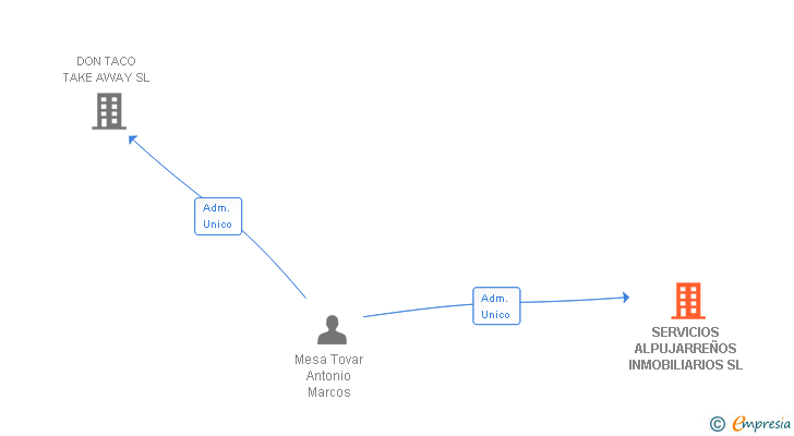 Vinculaciones societarias de SERVICIOS ALPUJARREÑOS INMOBILIARIOS SL
