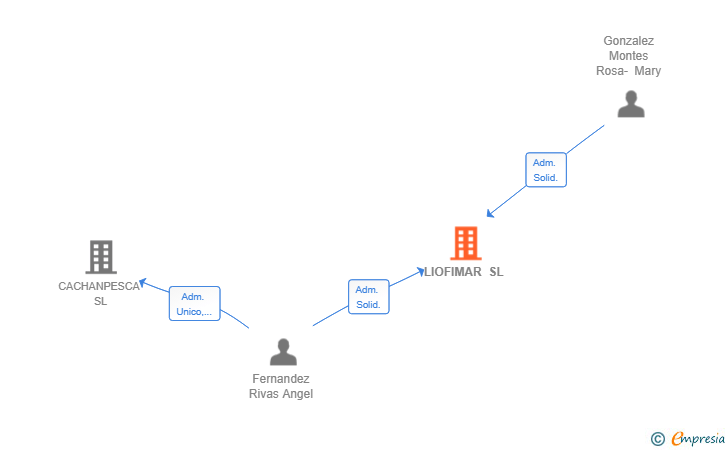 Vinculaciones societarias de LIOFIMAR SL