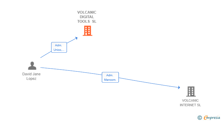 Vinculaciones societarias de VOLCANIC DIGITAL TOOLS SL
