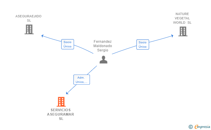 Vinculaciones societarias de SERVICIOS ASEGURAMAR SL