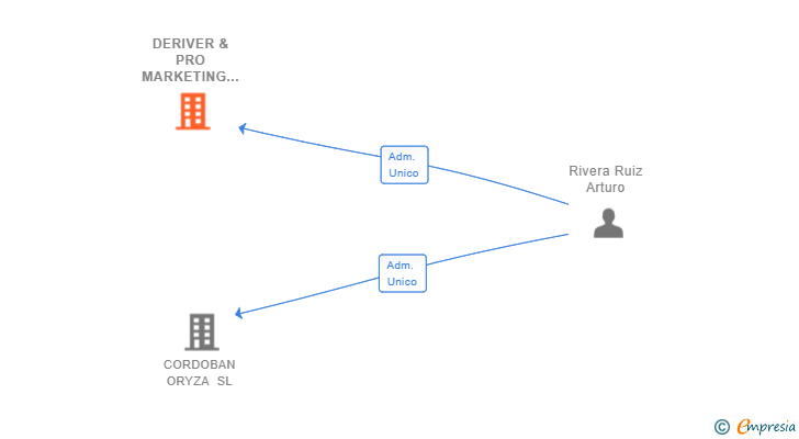 Vinculaciones societarias de DERIVER & PRO MARKETING 2020 SL