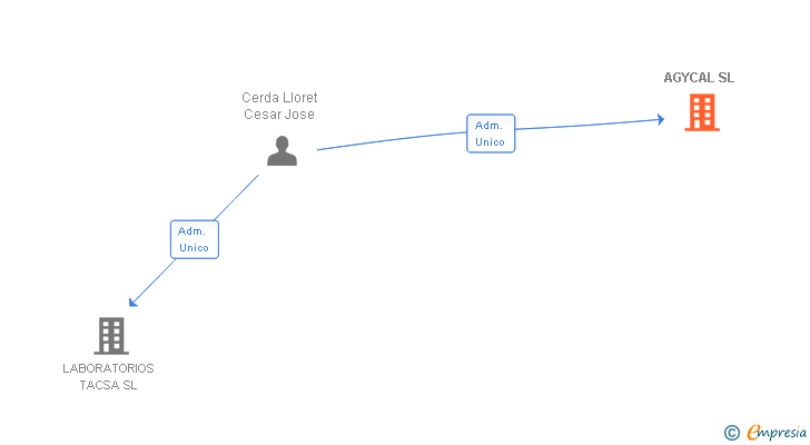 Vinculaciones societarias de AGYCAL SL