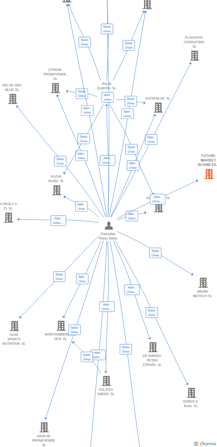 Vinculaciones societarias de FUTURE MARKET BUSINESS SPAIN SL
