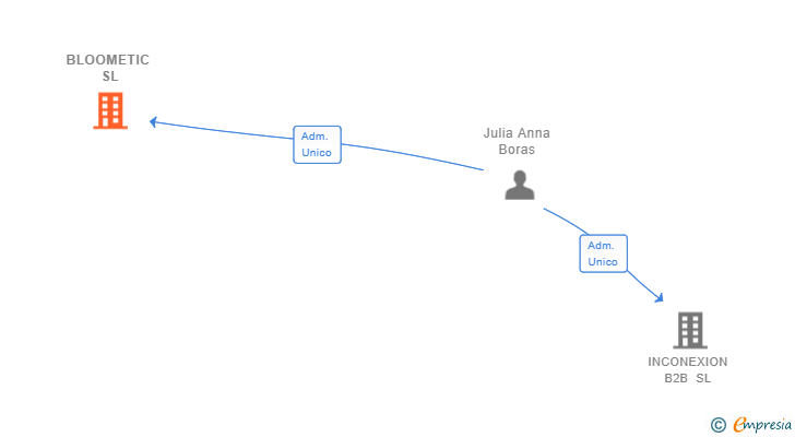 Vinculaciones societarias de BLOOMETIC SL