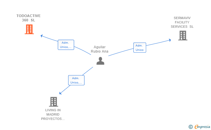 Vinculaciones societarias de TODOACTIVE 360 SL