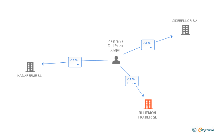 Vinculaciones societarias de BLUEMON TRADER SL