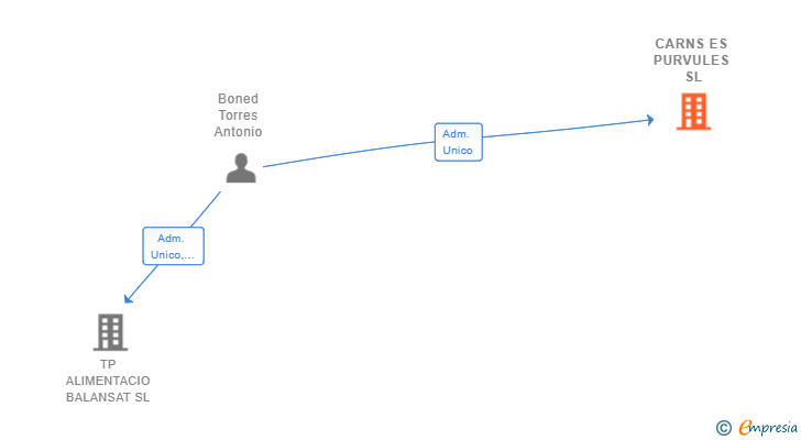 Vinculaciones societarias de CARNS ES PURVULES SL