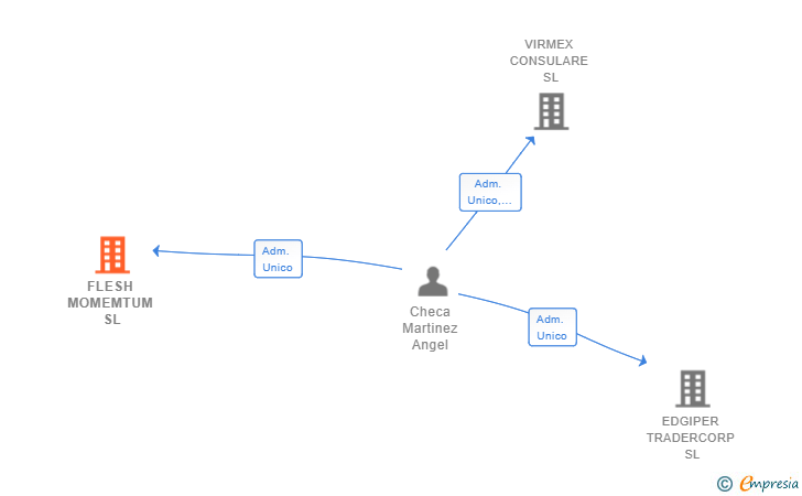 Vinculaciones societarias de FLESH MOMEMTUM SL