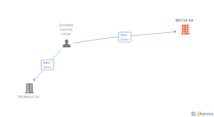 Vinculaciones societarias de MOTYA SA