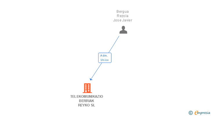 Vinculaciones societarias de TELEKOMUNIKAZIO BERRIAK REYKO SL