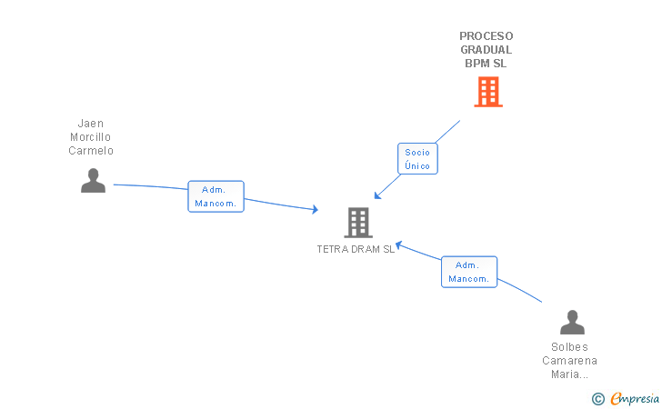 Vinculaciones societarias de PROCESO GRADUAL BPM SL