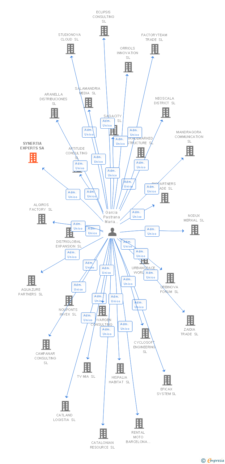 Vinculaciones societarias de SYNERTIA EXPERTS SA