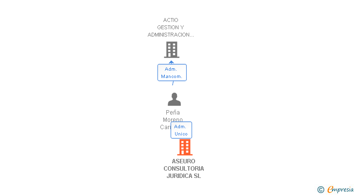 Vinculaciones societarias de ASEURO CONSULTORIA JURIDICA SL