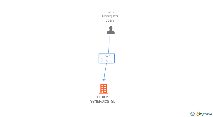 Vinculaciones societarias de BLACK SYNERGICS SL