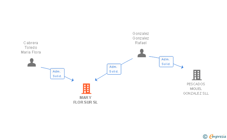 Vinculaciones societarias de MAR Y FLOR SUR SL
