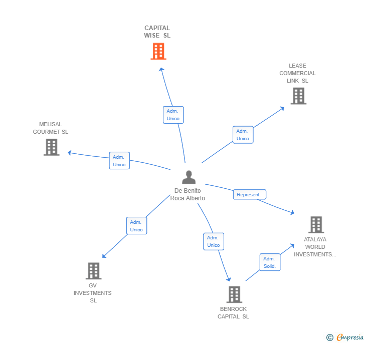 Vinculaciones societarias de CAPITAL WISE SL