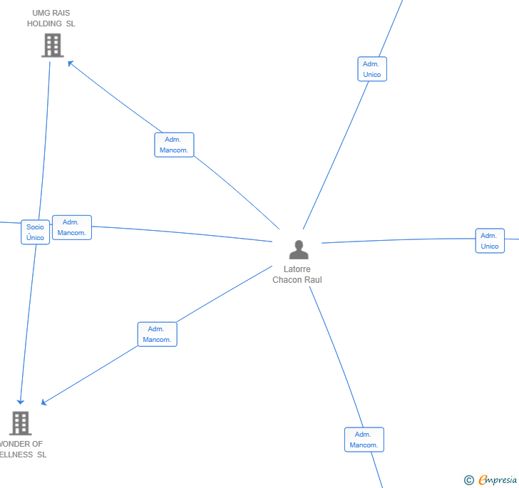 Vinculaciones societarias de WANDERLUST GLOBAL TRADE SL