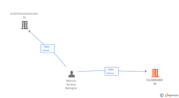 Vinculaciones societarias de OLIBRAND SL