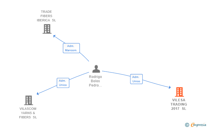 Vinculaciones societarias de VILESA TRADING 2017 SL