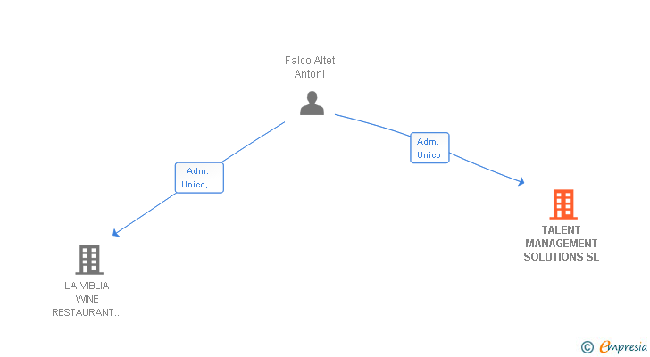 Vinculaciones societarias de TALENT MANAGEMENT SOLUTIONS SL