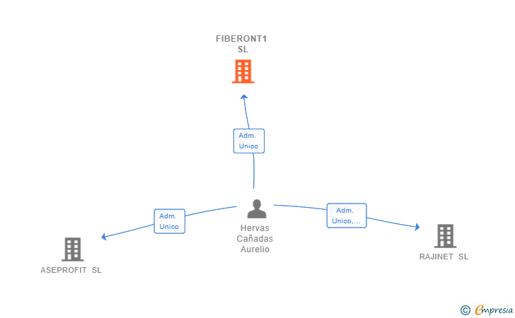 Vinculaciones societarias de FIBERONT1 SL