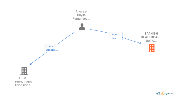 Vinculaciones societarias de SPANISH HEALTHCARE DATA NETWORK SL