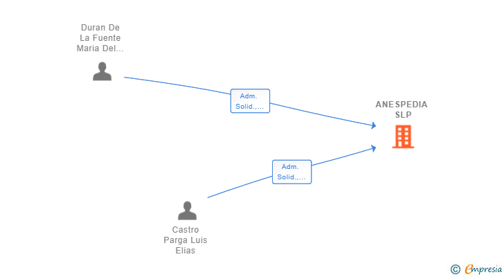 Vinculaciones societarias de ANESPEDIA SLP