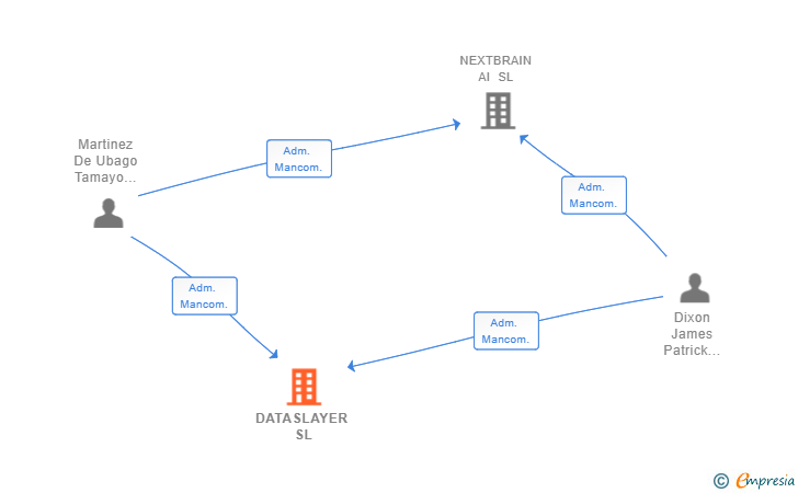 Vinculaciones societarias de DATASLAYER SL