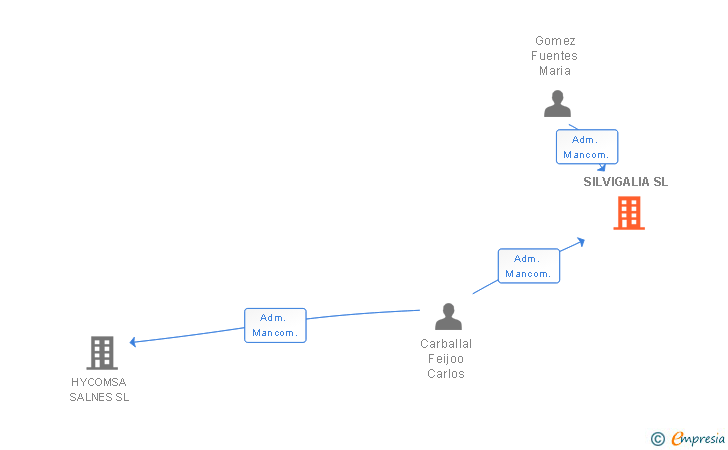 Vinculaciones societarias de SILVIGALIA SL