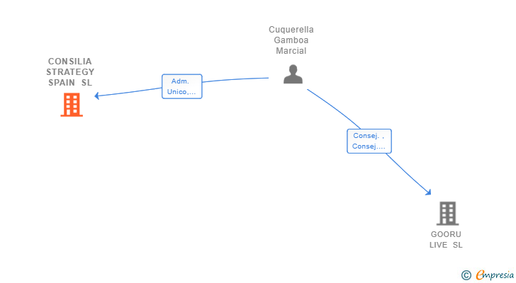 Vinculaciones societarias de CONSILIA STRATEGY SPAIN SL