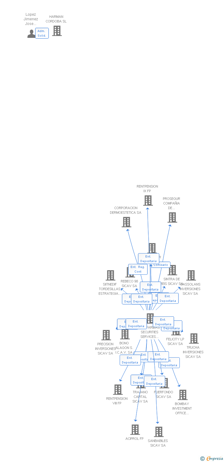 Vinculaciones societarias de FINECO ACCIONES SICAV SA