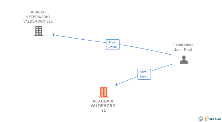 Vinculaciones societarias de ACADEMIA VALDEMORO SL
