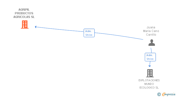 Vinculaciones societarias de AGRIPIL PRODUCTOS AGRICOLAS SL