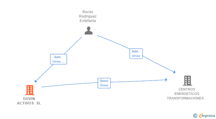 Vinculaciones societarias de DUVIN ACTIVOS SL