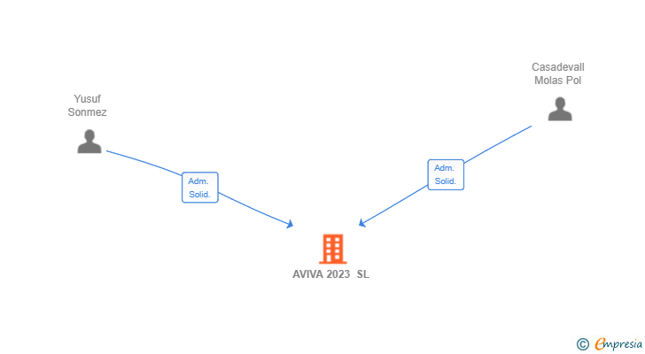 Vinculaciones societarias de AVIVA 2023 SL